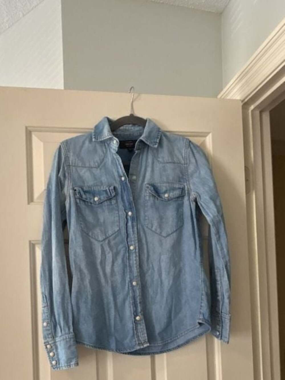 Denim Western Shirt- JCrew - size 0